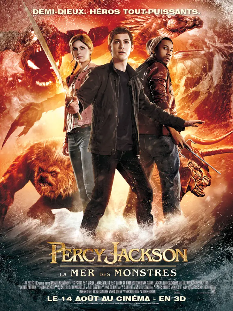 Voici une seconde bande-annonce VOST de Percy Jackson - La Mer des Monstres, réalisé par Thor Freudenthal avec Logan Lerman, Alexandra Daddario et Brandon T. Jackson. Le film sortira le 14 août 2013.