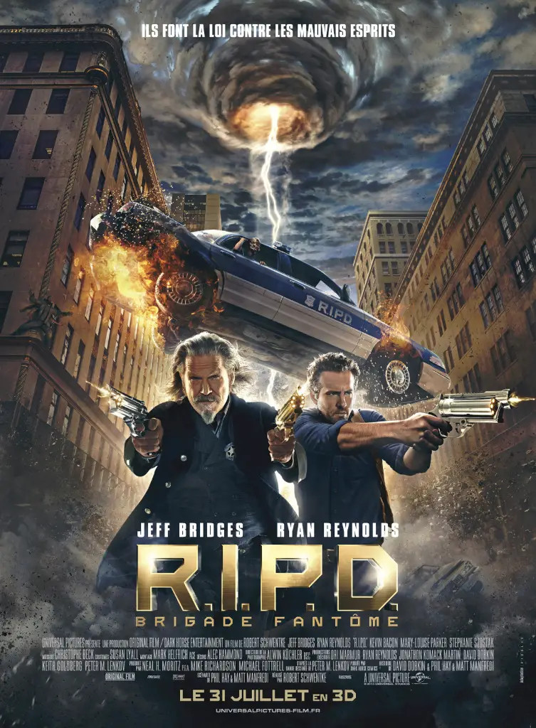 Voici la bande-annonce VOST du film R.I.P.D. Brigade Fantôme, inspiré du comics de Peter M. Lenkov, avec Ryan Reynolds et Jeff Bridges, qui sortira le 31 juillet 2013.