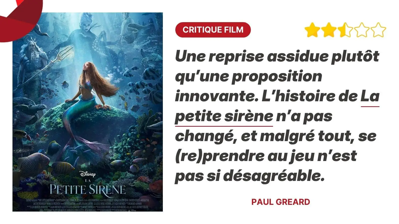 Cinéma. La Petite Sirène, une nouvelle bande-annonce du remake de Disney