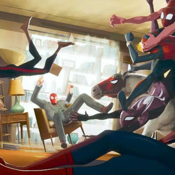 Across the spider verse chase