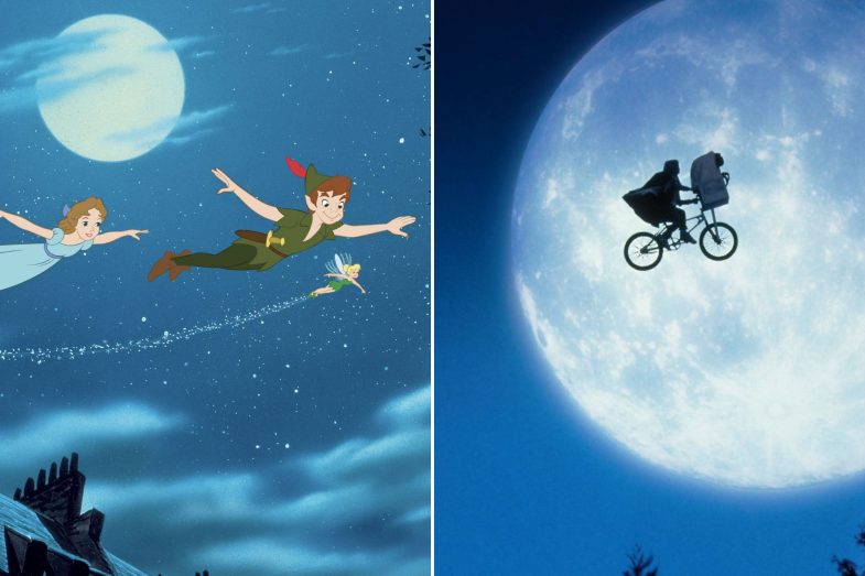 Photo des films PETER PAN (1953) et E.T.