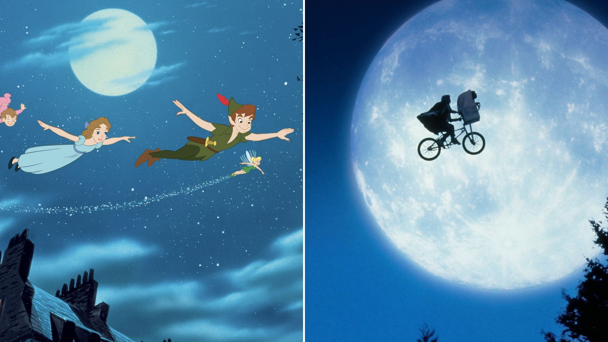 Photo des films PETER PAN (1953) et E.T.
