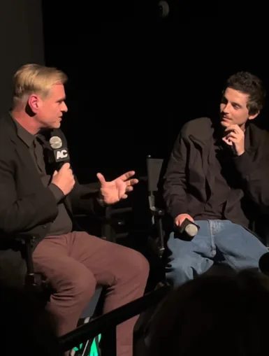 Christopher Nolan et Timothee Chalamet