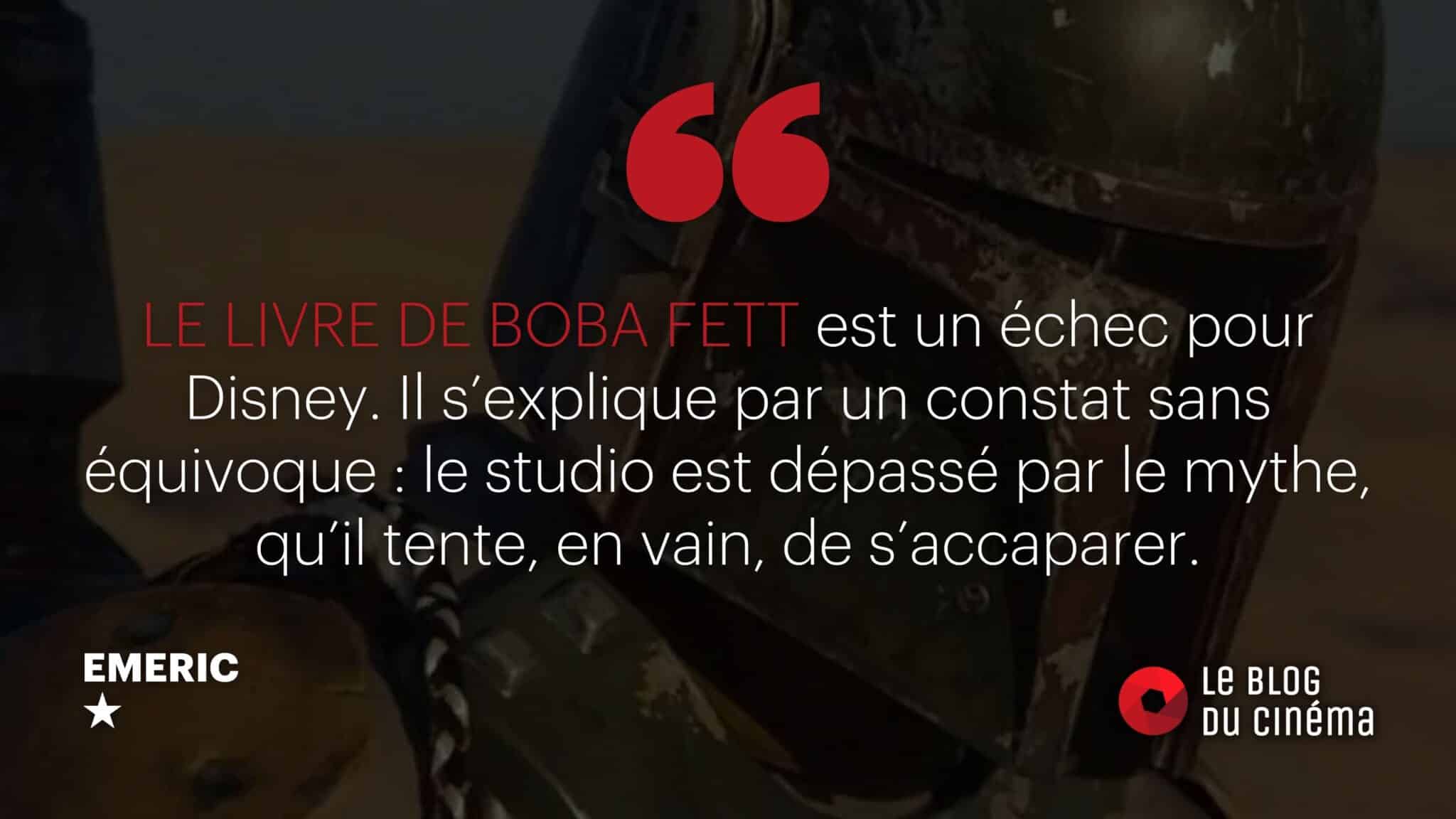 LE LIVRE DE BOBA FETT, chronique d’un joli plantage - Critique