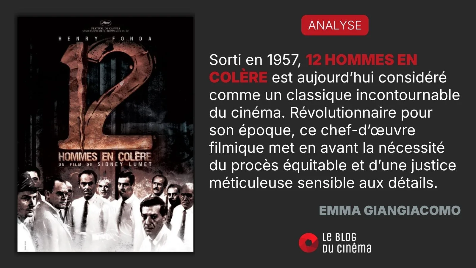 12 HOMMES EN COLÈRE, le doute comme arme de justice | Analyse